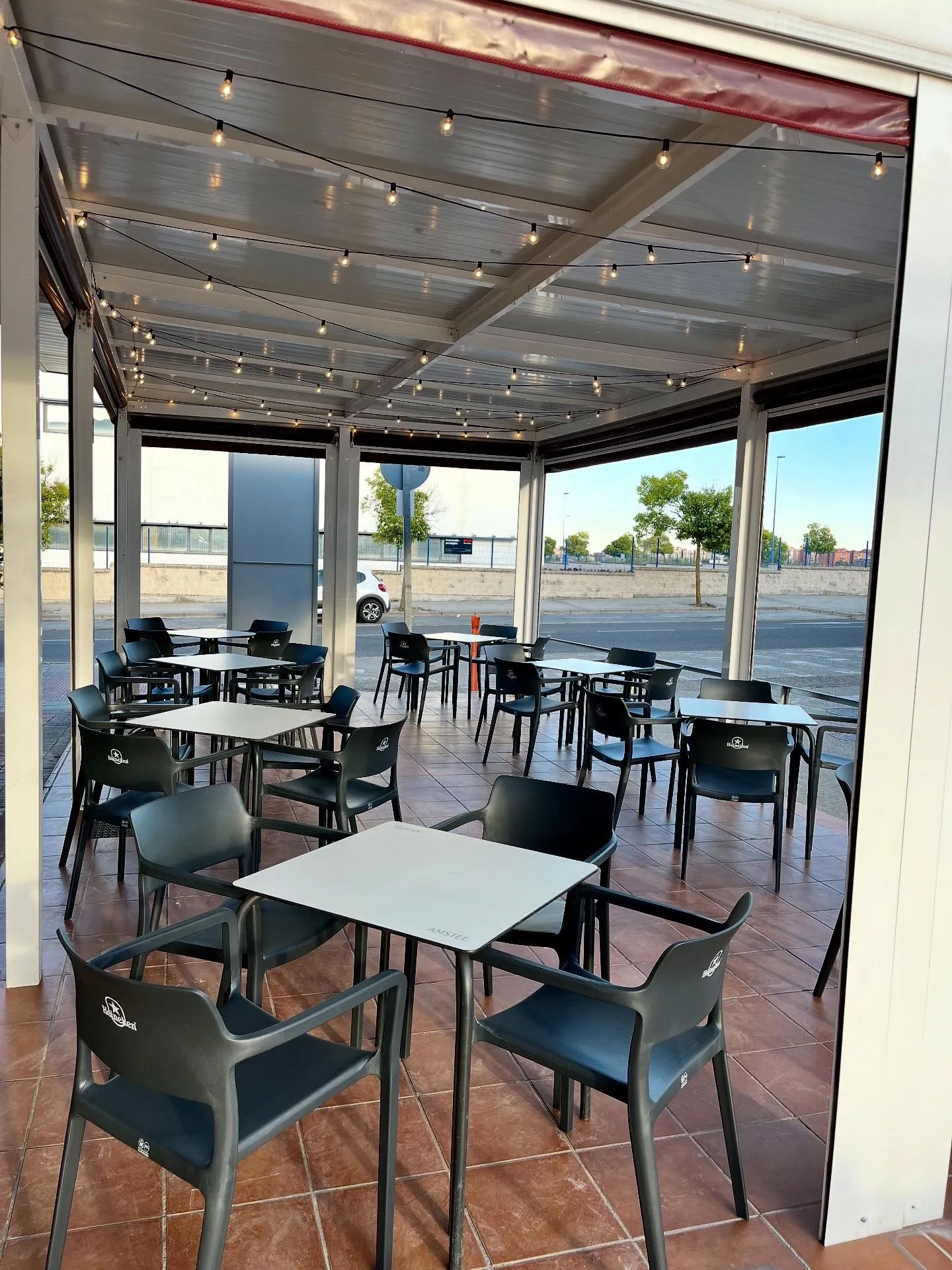 Terraza del restaurante La Majada